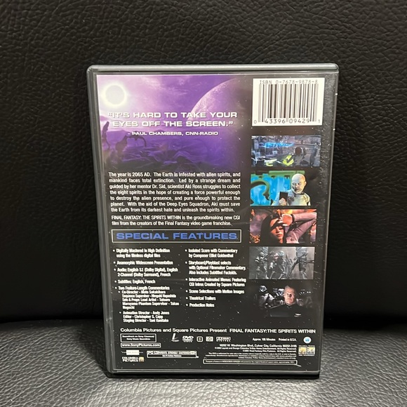 Final Fantasy The Spirits Within DVD - Picture 2 of 3